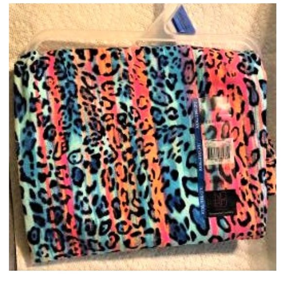 XXXL 21 JR 4pr ankle legging TIE DYE check floral - Picture 4 of 5